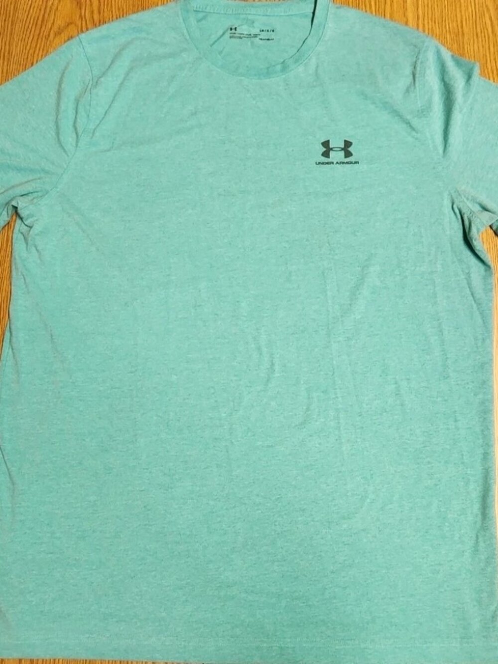 Under Armour Mens Sportstyle Left Chest Short Sleeve Seafoam Loose Fit Mens Sz L